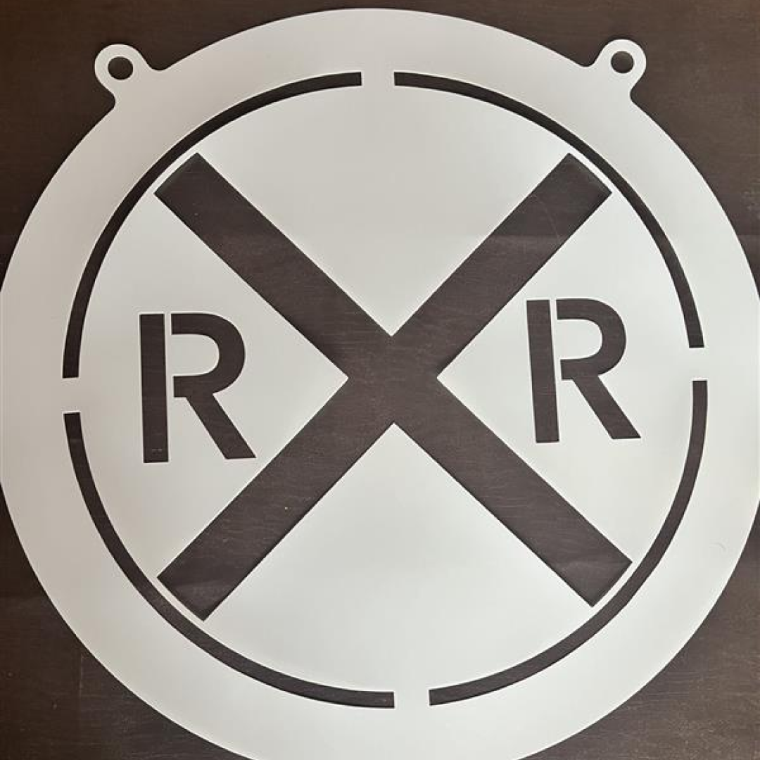 Railroad Target Stencil