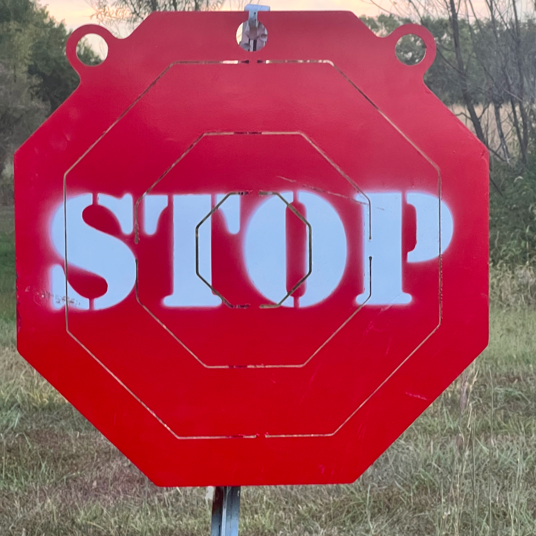 Stop Sign Stencil - EchoGong LLC