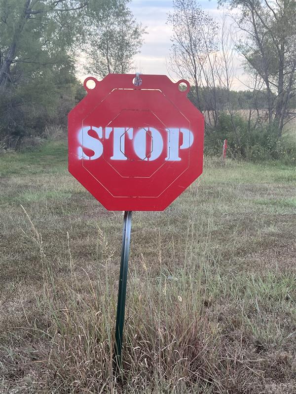 Railroad Target Stencil