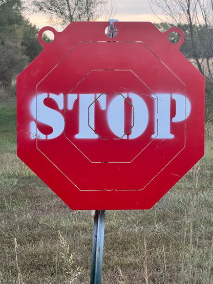 12" Stop Sign EchoGong Steel Target