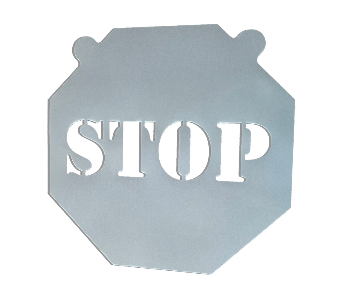 Stop Sign Stencil - EchoGong LLC