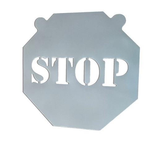 Stop Sign Stencil