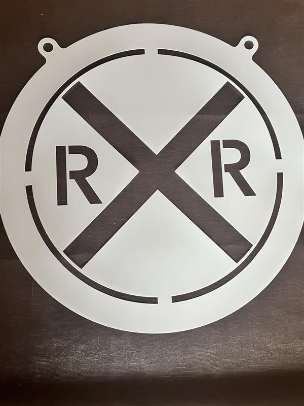 Railroad Target Stencil