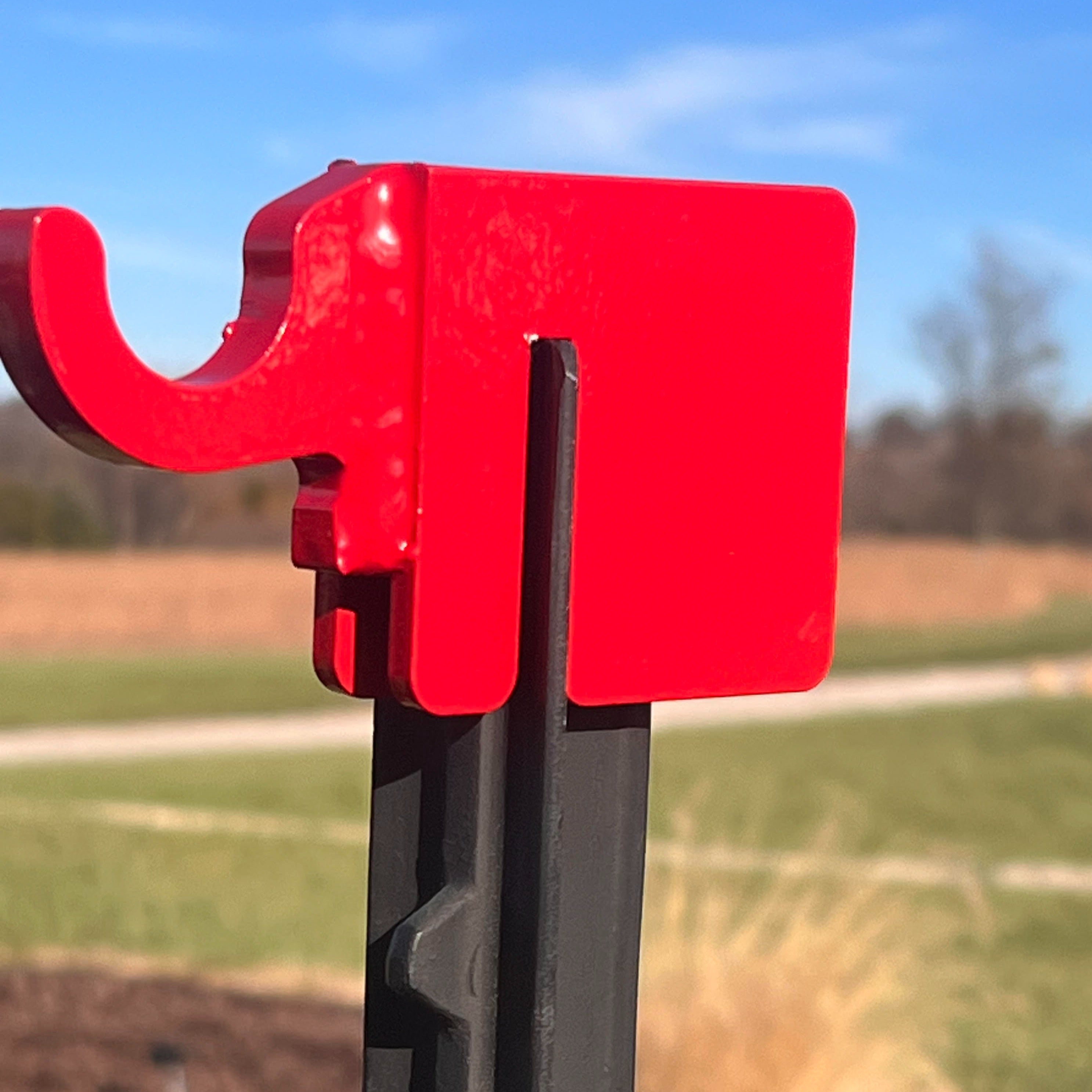 Post Gripper T-Post Steel Holder - Shooting Target Holder for Guns | EchoGong LLC